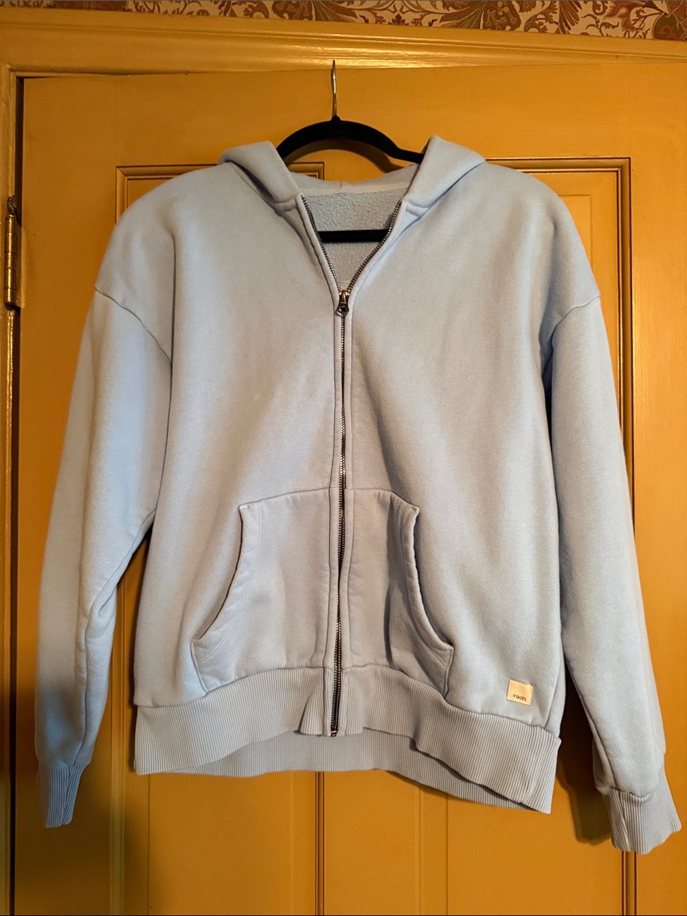 Vuori Restore full-zip hoodie in Spring- XS